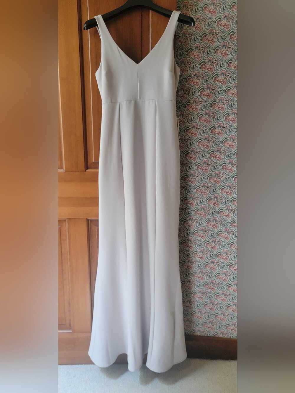NWT Show Me Your Mumu Morgan Gown Bridesmaid Prom Dress Tan Vintage Rose Small S